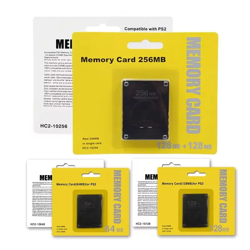 For PS2 Memory Card 8MB 16MB 32MB 64MB 128MB PS2 Memory Card for Sony PlayStation2 Store the Game Progress
For PS2 Memory Card 8MB 16MB 32MB 64MB 128MB PS2 Memory Card for Sony PlayStation2 Store the Game Progress