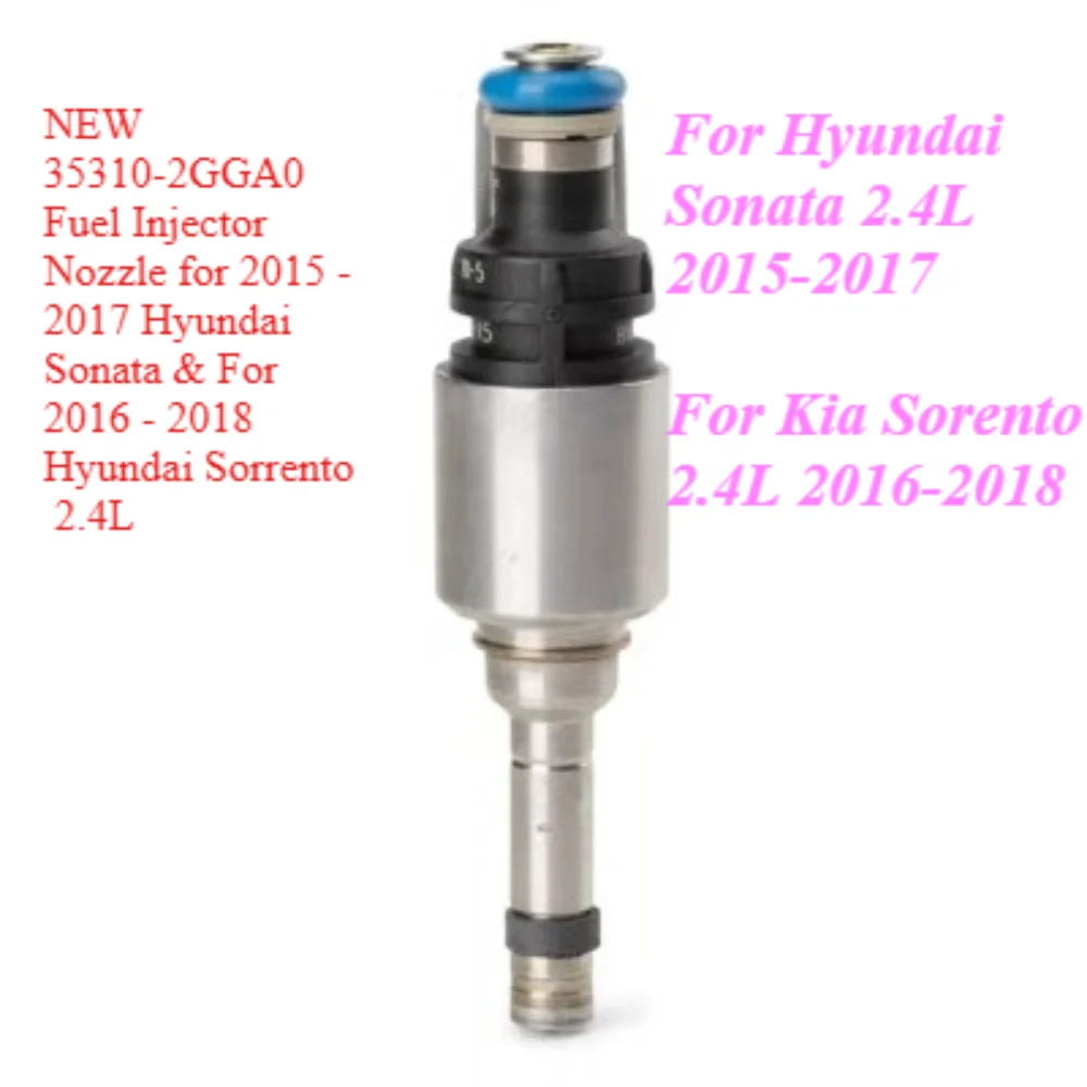 NEW 35310-2GGA0 Fuel Injector Nozzle for 2015 - 2017 Hyundai Sonata & For 2016 - 2018 Hyundai Sorrento 2.4L
NEW 35310-2GGA0 Fuel Injector Nozzle for 2015 - 2017 Hyundai Sonata & For 2016 - 2018 Hyundai Sorrento 2.4L