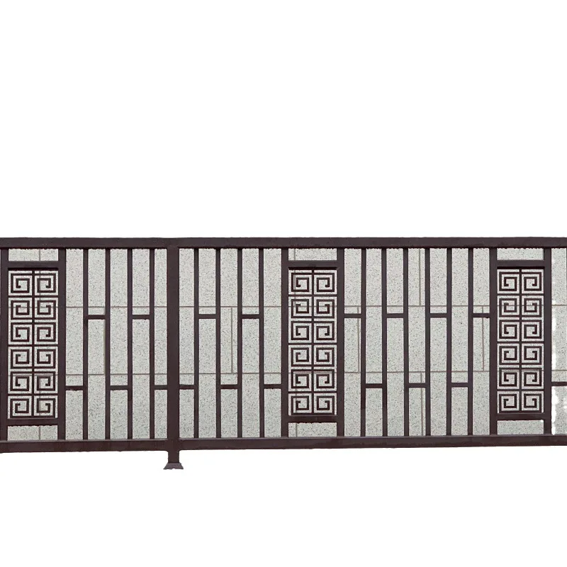 Chinese balcony zinc steel guardrail, anti-rust wrought iron railing, outdoor
Chinese balcony zinc steel guardrail, anti-rust wrought iron railing, outdoor