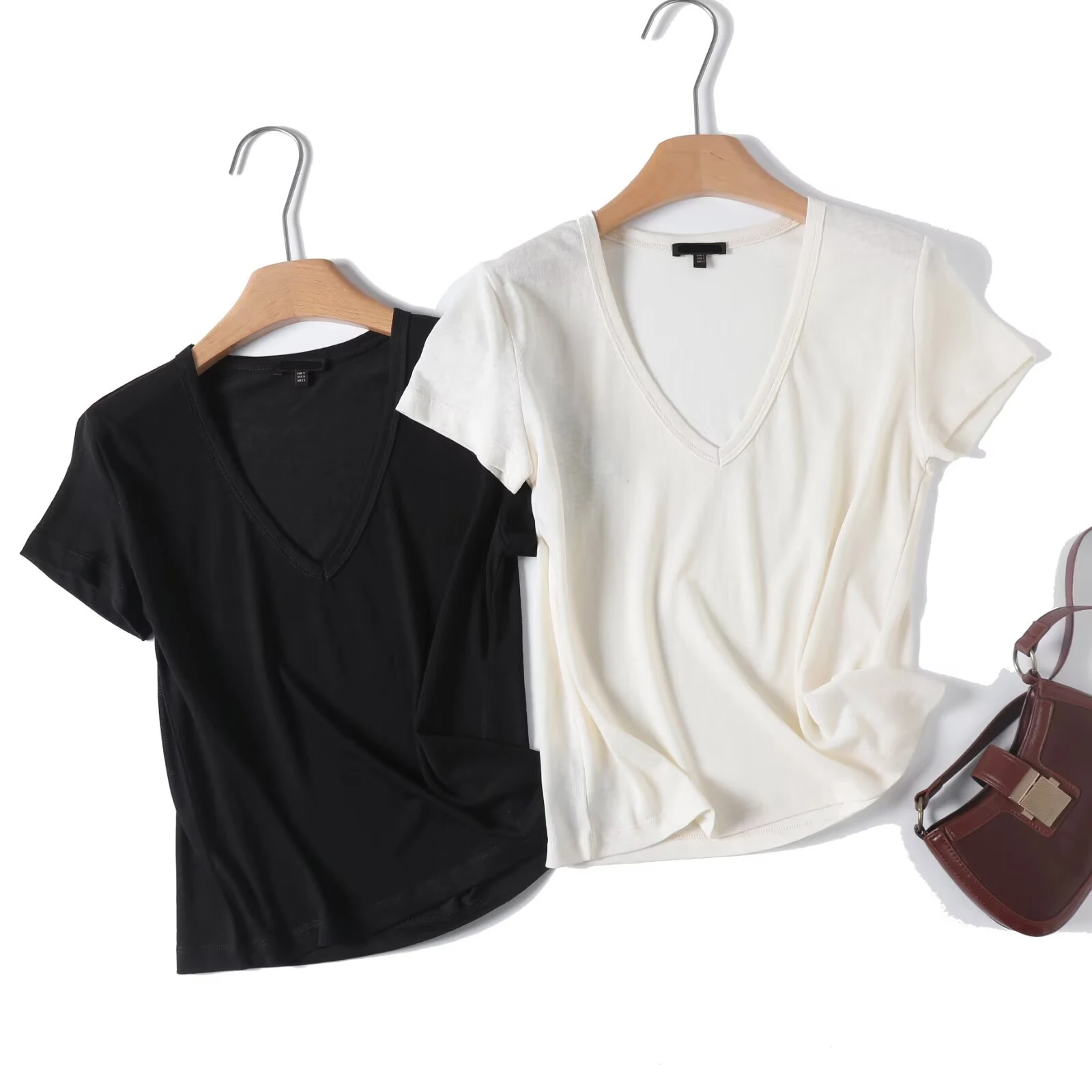 Casual Lightweight Linen T Shirts For Women Thin Cotton Short Sleeve V Neck Tees Ladies 2025 New Summer Fashion White T Shirt
Casual Lightweight Linen T Shirts For Women Thin Cotton Short Sleeve V Neck Tees Ladies 2025 New Summer Fashion White T Shirt