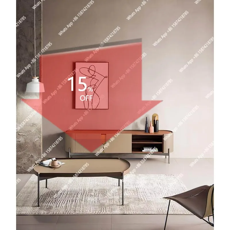 C65 Italian Light Luxury Saddle Leather TV Cabinet New Living Room Floor Cabinet Modern Simple High-end Designer Furniture
C65 Italian Light Luxury Saddle Leather TV Cabinet New Living Room Floor Cabinet Modern Simple High-end Designer Furniture