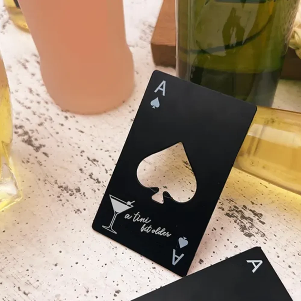 Birthday Favors Bottle Opener Ace of Spades Engraved Beer Opener 21st 30th 40th 50th Birthday Party Supplies Bachelorette Party
Birthday Favors Bottle Opener Ace of Spades Engraved Beer Opener 21st 30th 40th 50th Birthday Party Supplies Bachelorette Party