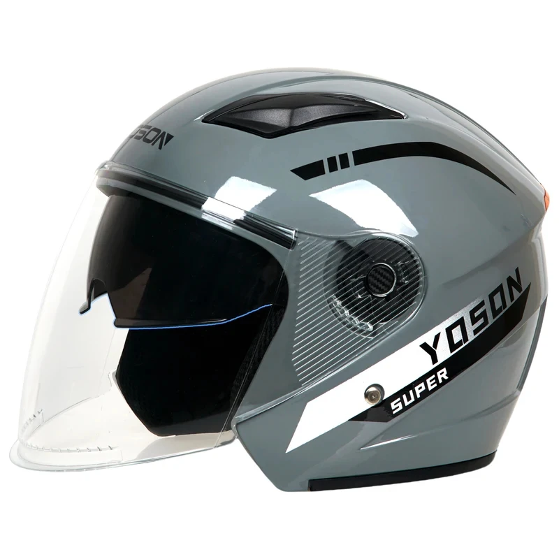 Motorcycle 3/4 Open-Face Helmet for Men & Women – Dual-Lens Flip-Up Sun Visor, Lightweight ABS Shell, DOT-Certified
Motorcycle 3/4 Open-Face Helmet for Men & Women – Dual-Lens Flip-Up Sun Visor, Lightweight ABS Shell, DOT-Certified