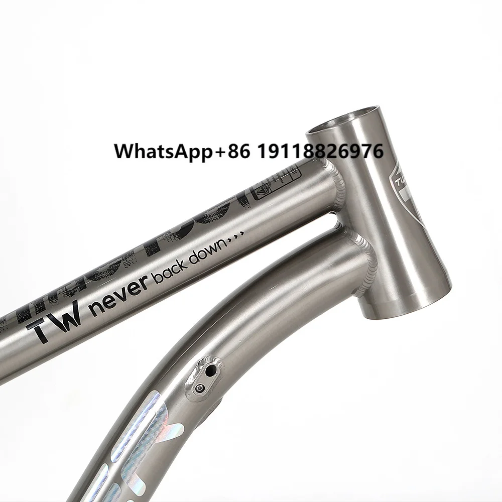 Chinese 26 / 27.5 / 29er Titanium Alloy Mtb Bicycle Bike Frame with Thru-axle 12*142mm Design
Chinese 26 / 27.5 / 29er Titanium Alloy Mtb Bicycle Bike Frame with Thru-axle 12*142mm Design