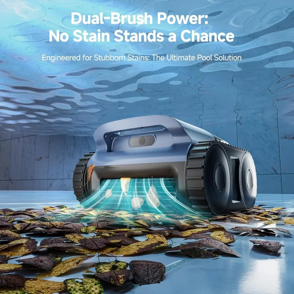 Pool Vacuum for Above Ground & Inground Pools – Smart Navigation Robotic Cleaner with Up to 180 Mins Runtime & 2150 Sq. Ft. Cove
Pool Vacuum for Above Ground & Inground Pools – Smart Navigation Robotic Cleaner with Up to 180 Mins Runtime & 2150 Sq. Ft. Cove