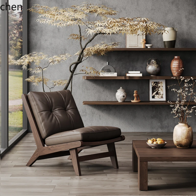 LXC Vintage Sofa Solid Wood Leisure Chair Genuine Leather Single Sofa Top Layer Cowhide Chair Sofa Chair
LXC Vintage Sofa Solid Wood Leisure Chair Genuine Leather Single Sofa Top Layer Cowhide Chair Sofa Chair