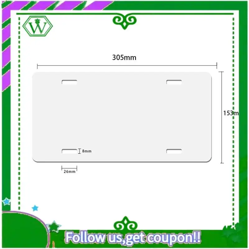 Reliable-14Piece Sublimation License Plate Blanks, Automotive Sublimation License Plates Tag Thickness 0.65Mm Metal White
Reliable-14Piece Sublimation License Plate Blanks, Automotive Sublimation License Plates Tag Thickness 0.65Mm Metal White
