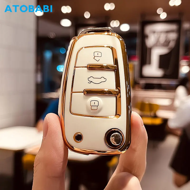 TPU Car Key Cover Flip Remote Control Case Keychain Holder Auto Accessories For JAC N25 N35 2020 2021 2022 2023 T6 2015 Audi A1
TPU Car Key Cover Flip Remote Control Case Keychain Holder Auto Accessories For JAC N25 N35 2020 2021 2022 2023 T6 2015 Audi A1