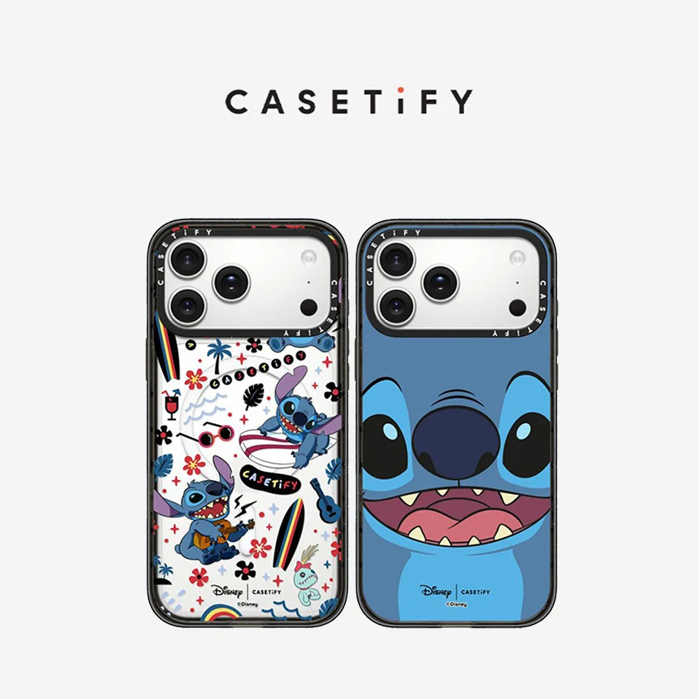 CASETiFY Disney Lilo & Stitch Series Magnetic Drop-proof Case for iPhone 13 14 15 16 17 Pro Max Air Plus Protect Cover
CASETiFY Disney Lilo & Stitch Series Magnetic Drop-proof Case for iPhone 13 14 15 16 17 Pro Max Air Plus Protect Cover