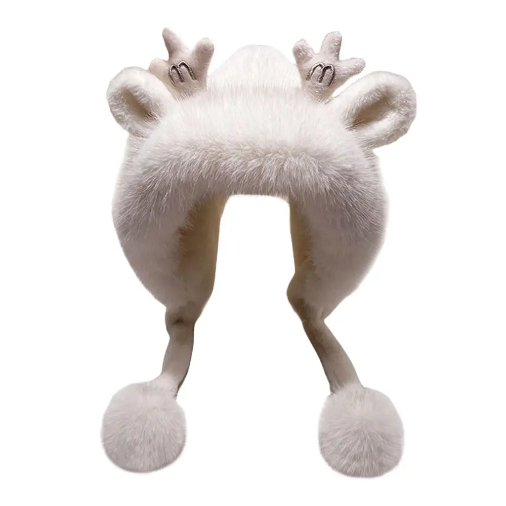 Fashion Warm Winter Hat Thickened Kawaii Plush Cap Cute Bomber Hat for Women 
Fashion Warm Winter Hat Thickened Kawaii Plush Cap Cute Bomber Hat for Women