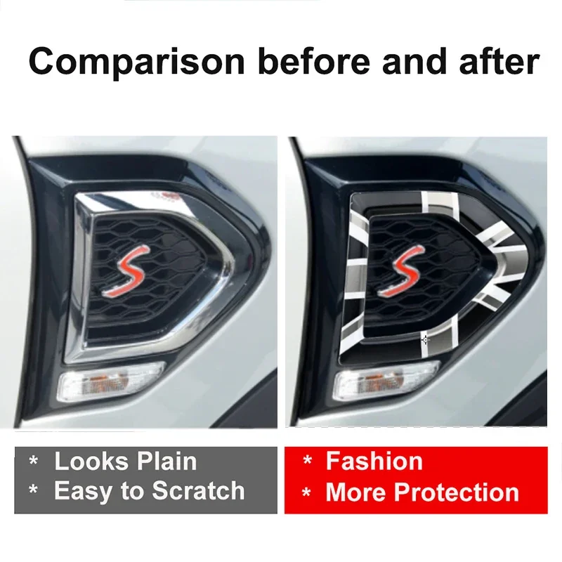 Grey Union Jack Car Exterior Side Plate Light Fender Decoration Stickers Cover For Mini Cooper S F60 Countryman Accessories 2PCS
Grey Union Jack Car Exterior Side Plate Light Fender Decoration Stickers Cover For Mini Cooper S F60 Countryman Accessories 2PCS