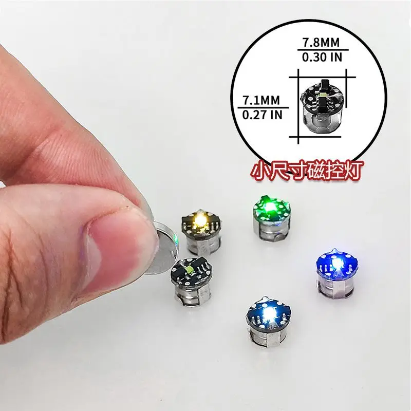 Mini Magnetic Control LED Light, Touch Sensor Multi-color Wireless Constant Light for Mecha Model Upgrade Modification
Mini Magnetic Control LED Light, Touch Sensor Multi-color Wireless Constant Light for Mecha Model Upgrade Modification