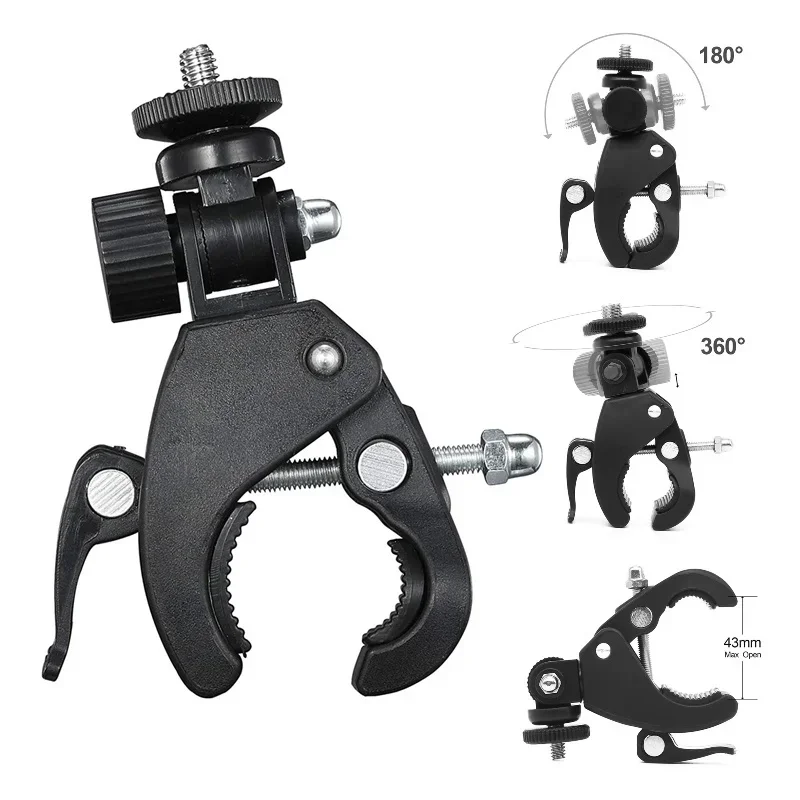 Bicycle Motorcycle Handlebar Mount Holder for Insta360 GoPro Hero 13 12 11 10 YI 4K SJCAM DJI OSMO Action Camera
Bicycle Motorcycle Handlebar Mount Holder for Insta360 GoPro Hero 13 12 11 10 YI 4K SJCAM DJI OSMO Action Camera
