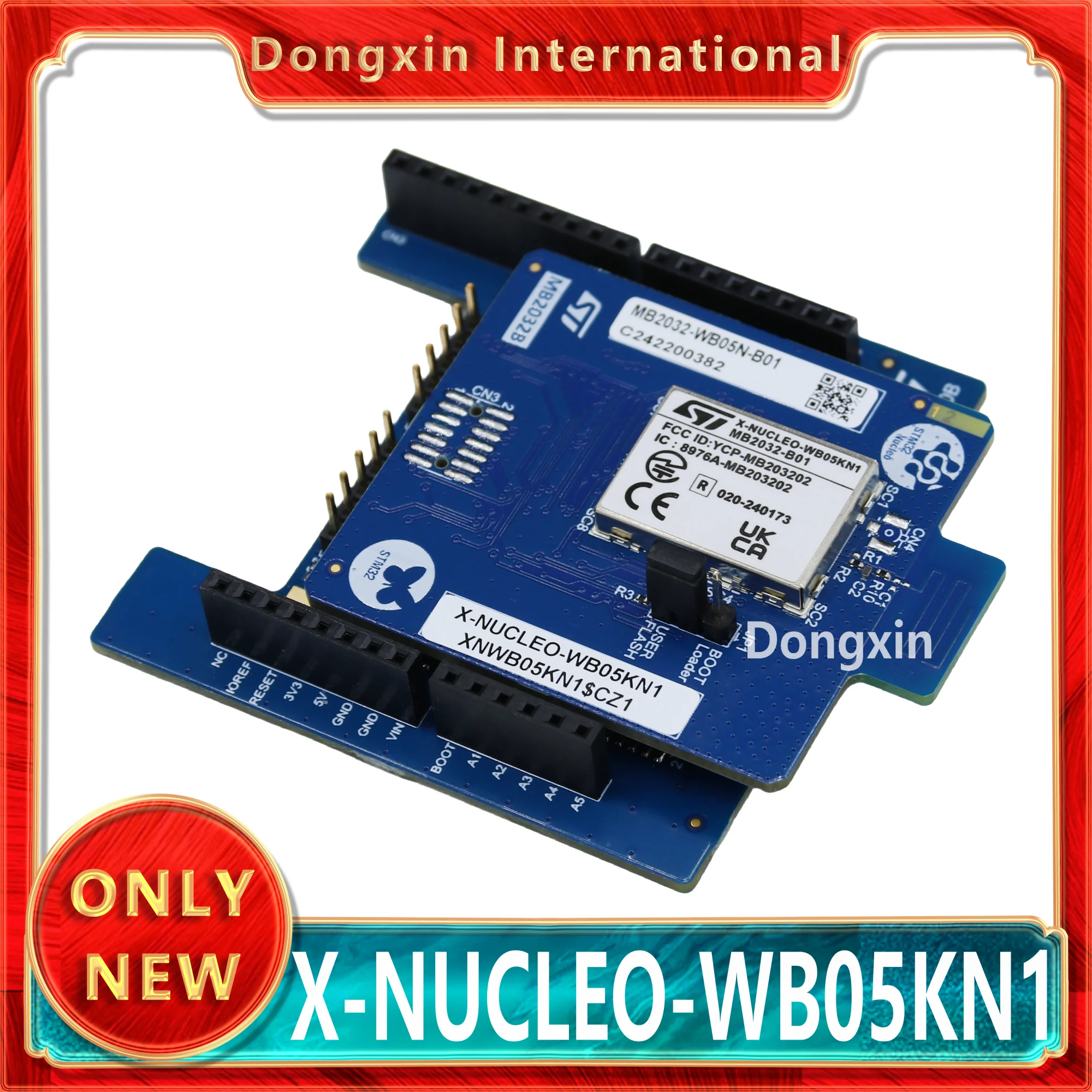 Плата расширения X-NUCLEO-WB05KN1 для STM32 Nucleo на базе платы расширения STM32WB05KN обеспечивает Bluetooth ® Низкое энергетическое соединение...
Плата расширения X-NUCLEO-WB05KN1 для STM32 Nucleo на базе платы расширения STM32WB05KN обеспечивает Bluetooth ® Низкое энергетическое соединение...