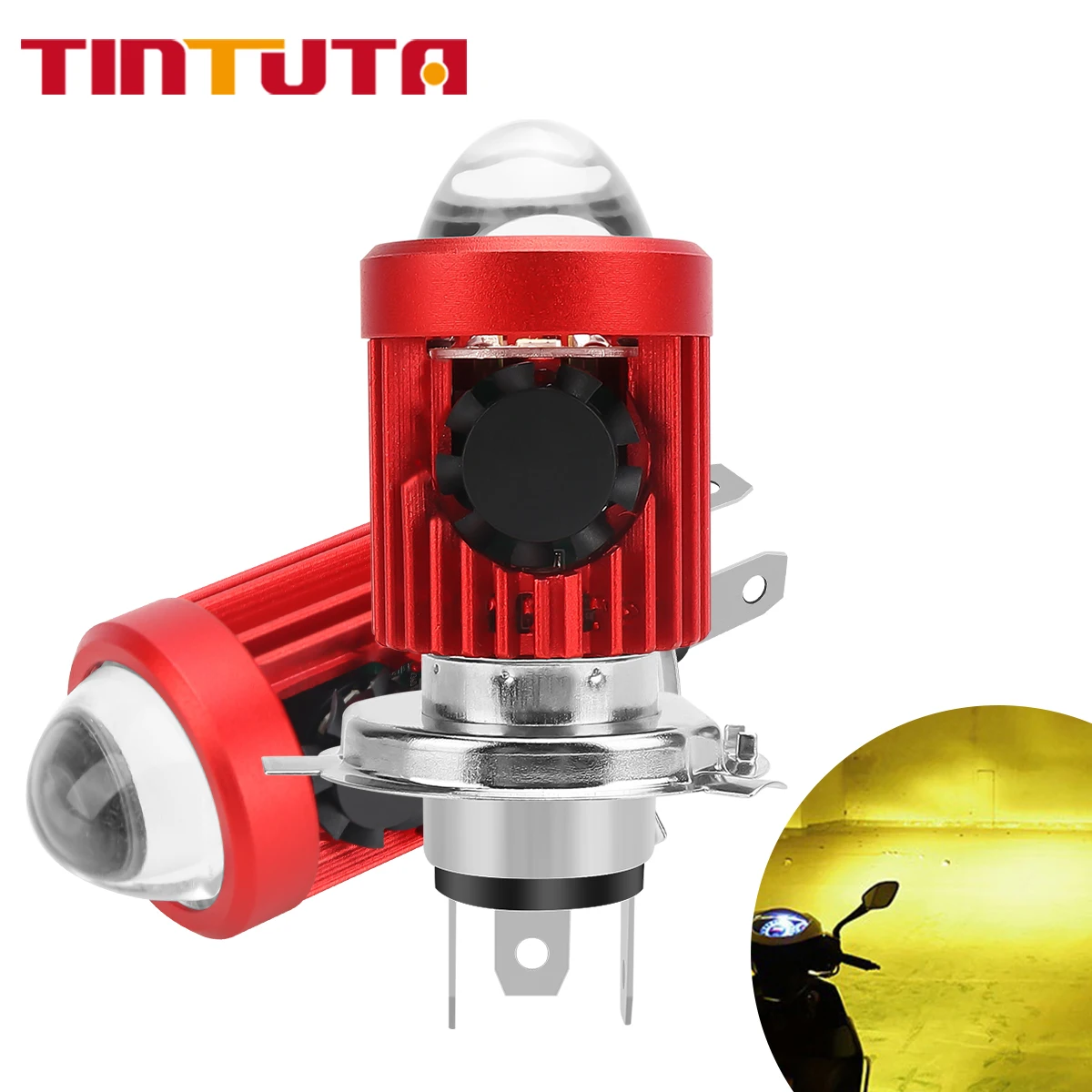 TINTUTA H4 BA20D LED Motorcycle Headlights Lamps Spotlights Lens 3070 Chip Motorcycles Accessories Dual Color Yellow White
TINTUTA H4 BA20D LED Motorcycle Headlights Lamps Spotlights Lens 3070 Chip Motorcycles Accessories Dual Color Yellow White