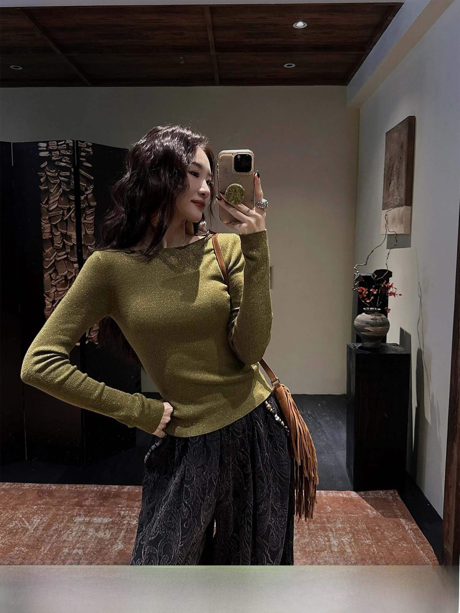 Sanji Black Flower Woolen Knitted Sweater 2025 New Style Cashmere Base Layer Inner Wear Women's Top Trendy Commute Style
Sanji Black Flower Woolen Knitted Sweater 2025 New Style Cashmere Base Layer Inner Wear Women's Top Trendy Commute Style