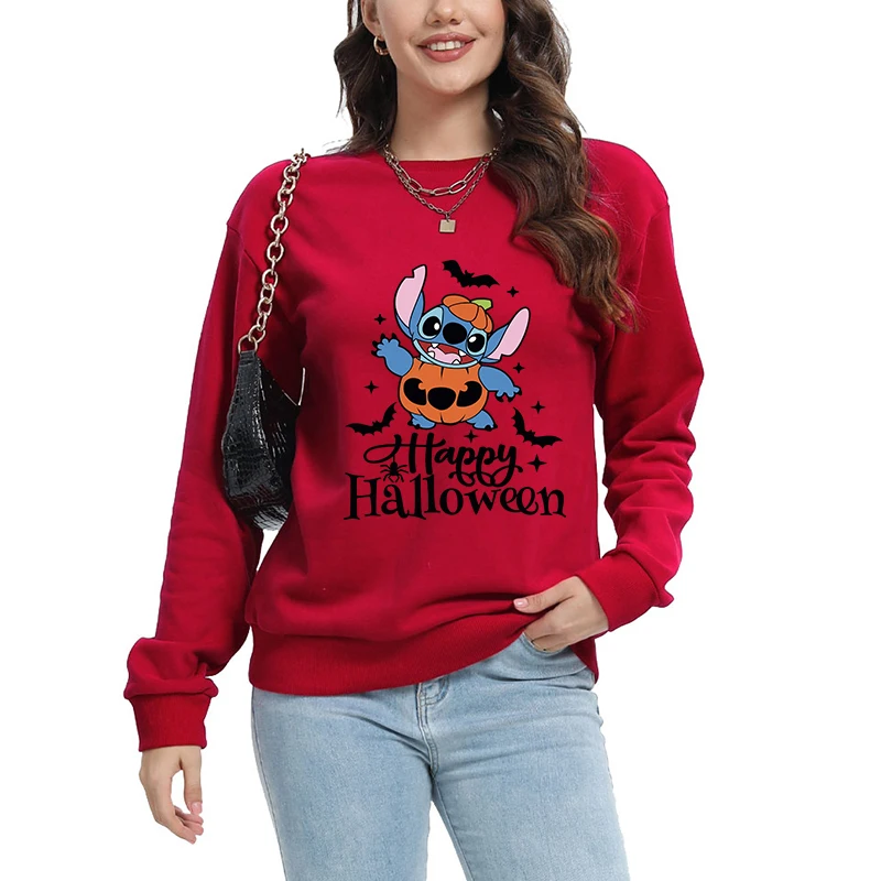 Halloween Cartoon Woman Clothing Stitch Print Long Sleeve Y2k Autumn Pullover Women Cotton Tops Clothes Disney Mickey Minnie
Halloween Cartoon Woman Clothing Stitch Print Long Sleeve Y2k Autumn Pullover Women Cotton Tops Clothes Disney Mickey Minnie
