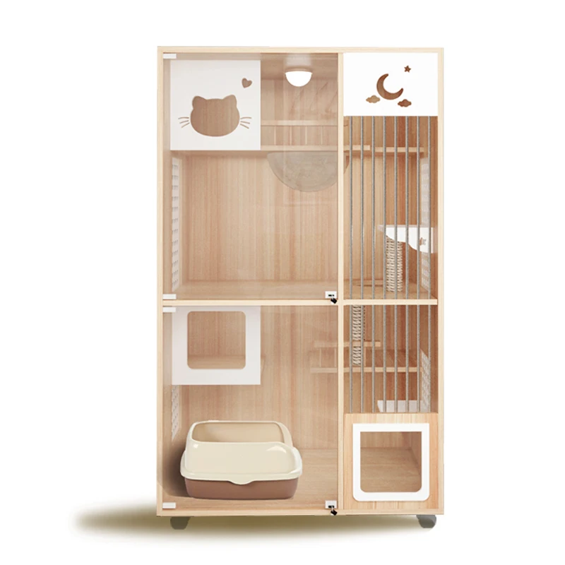 Cat house luxury villa cage solid wood indoor household three-layer oversized panoramic house space capsule
Cat house luxury villa cage solid wood indoor household three-layer oversized panoramic house space capsule