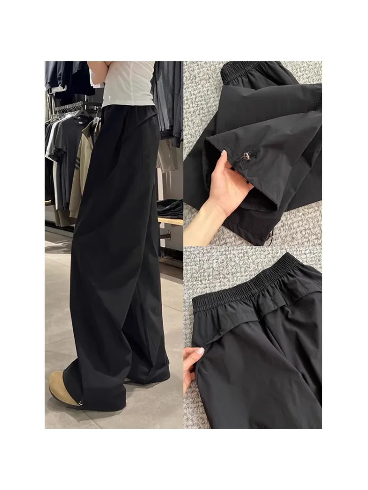 Bla Workwear Wide Leg Pants Women Summer Thin American Straight Casual Loose Drapey Large Size Qui Dry Sports Trousers
Bla Workwear Wide Leg Pants Women Summer Thin American Straight Casual Loose Drapey Large Size Qui Dry Sports Trousers