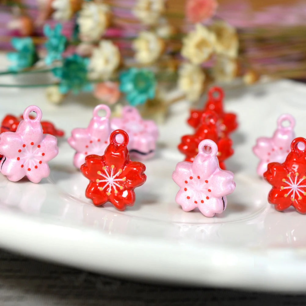 5pcs Cherry Blossom Shape Bell Pendant Pet Necklace Accessories High Quality Materials Crisp Sound Pet Supplies Cat Collar Dog
5pcs Cherry Blossom Shape Bell Pendant Pet Necklace Accessories High Quality Materials Crisp Sound Pet Supplies Cat Collar Dog