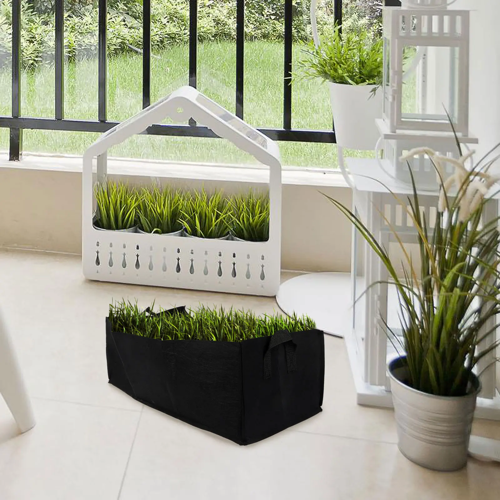 2pcs Grow Bag Fabric Planters Square Shape Eco-friendly Durable Reusable for Balcony Garden Outdoor Container Planting Bed 
2pcs Grow Bag Fabric Planters Square Shape Eco-friendly Durable Reusable for Balcony Garden Outdoor Container Planting Bed