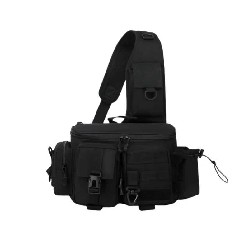 Multifunctional Luya Waist Bag - Large Crossbody Storage Backpack with Plug-In Fishing Accessories
Multifunctional Luya Waist Bag - Large Crossbody Storage Backpack with Plug-In Fishing Accessories