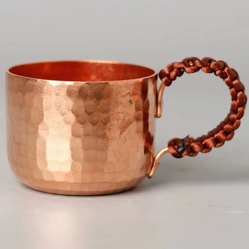 Vintage Pure Copper Mini Coffee Cup,Hammer Texture Weave Handle 100 ml Milk Mug,Handcrafted Tea Tumbler Drinkware Friend Gift
Vintage Pure Copper Mini Coffee Cup,Hammer Texture Weave Handle 100 ml Milk Mug,Handcrafted Tea Tumbler Drinkware Friend Gift