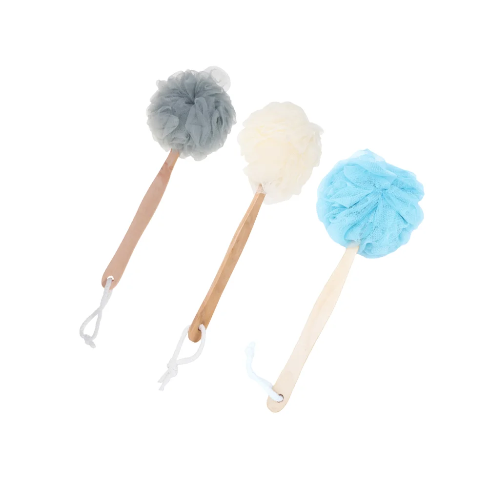 3 Pcs Shower Scourer Bath Loofah Sponge Back Scrubber Mesh Bathroom Accessories Balls Puff Flower Long Handle
3 Pcs Shower Scourer Bath Loofah Sponge Back Scrubber Mesh Bathroom Accessories Balls Puff Flower Long Handle