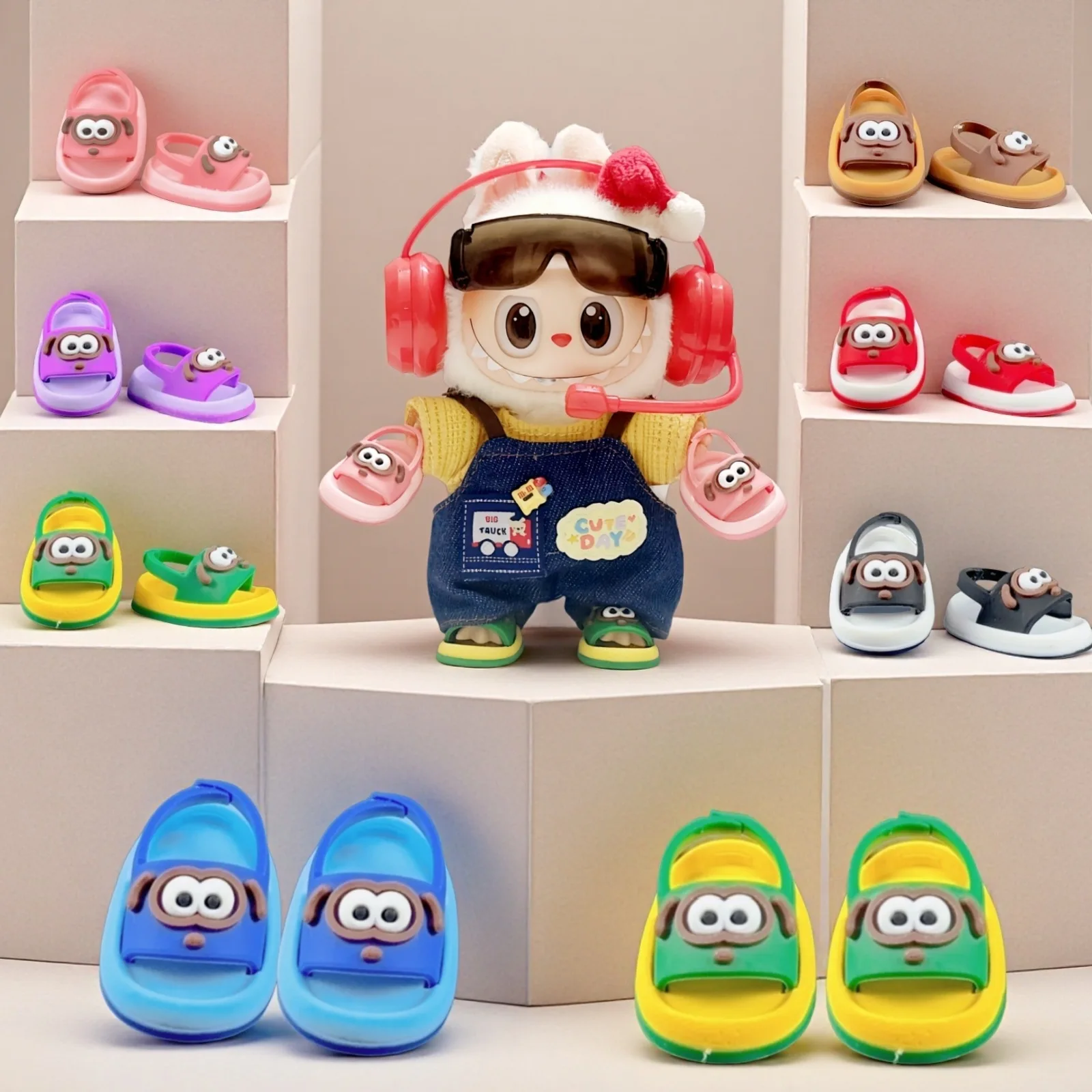 Labubu 1st 2nd 3rd Gen Colorful Cartoon Shoe Accessories Adorable Puppy - Shaped Sandals For 15/17cm Dolls
Labubu 1st 2nd 3rd Gen Colorful Cartoon Shoe Accessories Adorable Puppy - Shaped Sandals For 15/17cm Dolls