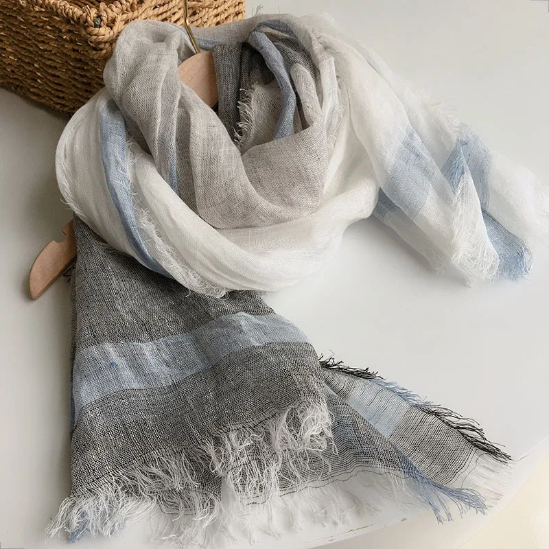Linen Scarf Women Neck Wrap Shawl Long Sun Protection Breathable Accessory for Summer Spring Autumn Holiday
Linen Scarf Women Neck Wrap Shawl Long Sun Protection Breathable Accessory for Summer Spring Autumn Holiday