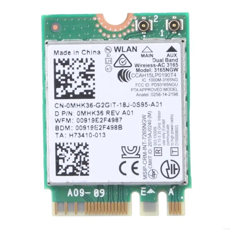 N84B M.2 Wi -Fi Card для 5457 3467 7467 7460 3468 5579 5578 Стабильное подключение к Интернету
N84B M.2 Wi -Fi Card для 5457 3467 7467 7460 3468 5579 5578 Стабильное подключение к Интернету