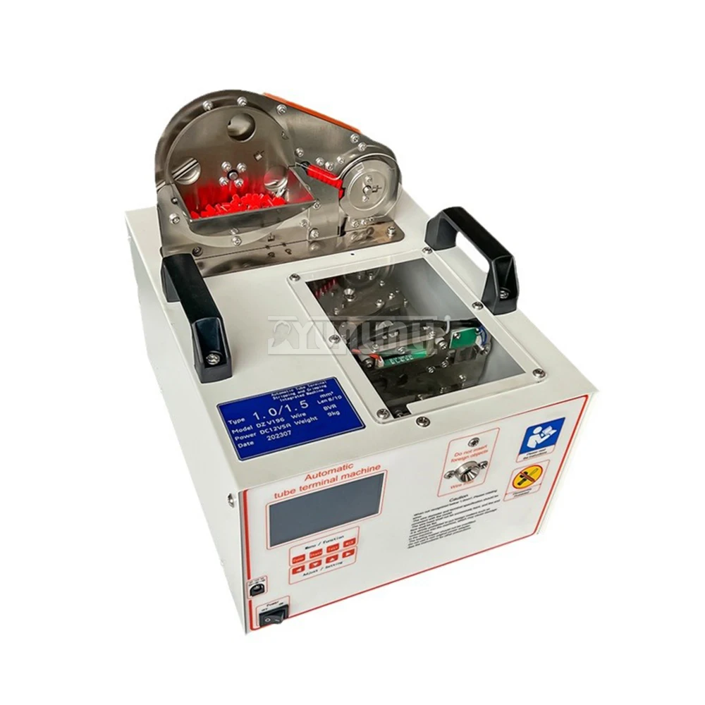 Automatic Tube Terminal Machine Wire Stripping Machine Round Tube Needle Insulation Terminal Crimping Machine
Automatic Tube Terminal Machine Wire Stripping Machine Round Tube Needle Insulation Terminal Crimping Machine