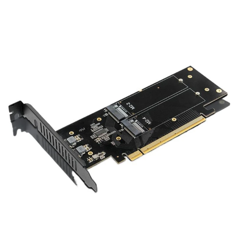 Expandable Storage Solution PCIExpress 5.0 x16 to NVMe M.2 SSDs Expansion Card 4 Slots RAIDs
Expandable Storage Solution PCIExpress 5.0 x16 to NVMe M.2 SSDs Expansion Card 4 Slots RAIDs