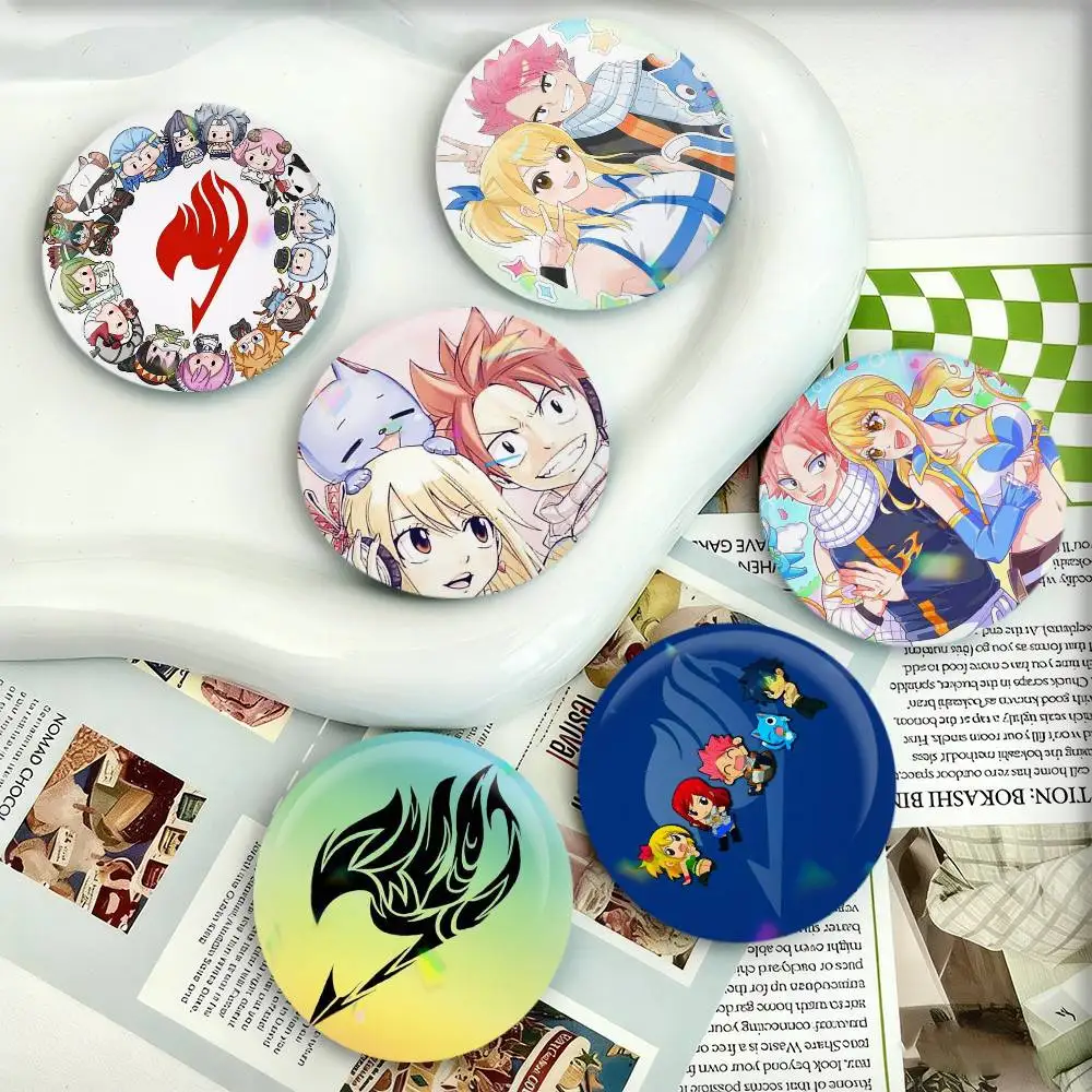 Fairy Tail Anime Badges 25 32 44 58 75 mm Round Fans Collect Friends Gifts Brooch Souvenir
Fairy Tail Anime Badges 25 32 44 58 75 mm Round Fans Collect Friends Gifts Brooch Souvenir