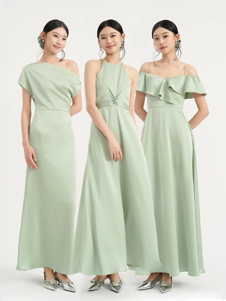 TANSOP Maids Long Satin Gown Ele High Waist A-Line Dr Wedding Guest Dr Lightweight Ceremony Dr for Women
TANSOP Maids Long Satin Gown Ele High Waist A-Line Dr Wedding Guest Dr Lightweight Ceremony Dr for Women