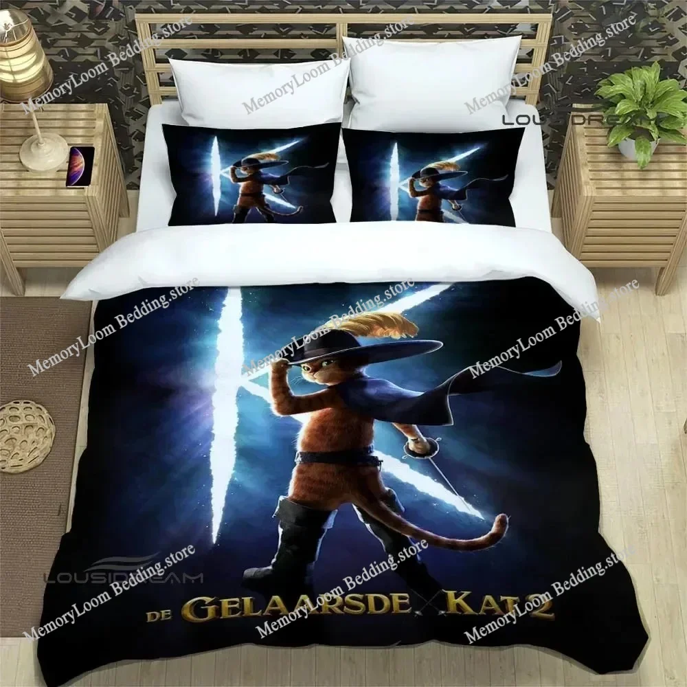 Puss in Boots Cartoon Printed Bedding Sets Exquisite Supplies Set Duvet Cover Bed Comforter Set Bedding Set Luxury Birthday Gift
Puss in Boots Cartoon Printed Bedding Sets Exquisite Supplies Set Duvet Cover Bed Comforter Set Bedding Set Luxury Birthday Gift