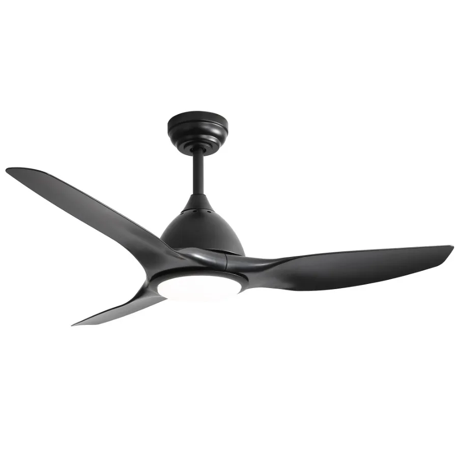 52 Inch Modern Ceiling Fan with 22W LED Light 3 ABS Fan Blades DC Motor Black Ceiling Fan for Bedroom Living Room
52 Inch Modern Ceiling Fan with 22W LED Light 3 ABS Fan Blades DC Motor Black Ceiling Fan for Bedroom Living Room