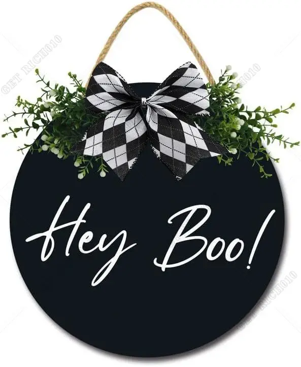 Halloween Welcome Hey Boo Sign for Front Door Happy Halloween Wooden Door Hanger Holiday Hanging Welcome Signs Halloween
Halloween Welcome Hey Boo Sign for Front Door Happy Halloween Wooden Door Hanger Holiday Hanging Welcome Signs Halloween