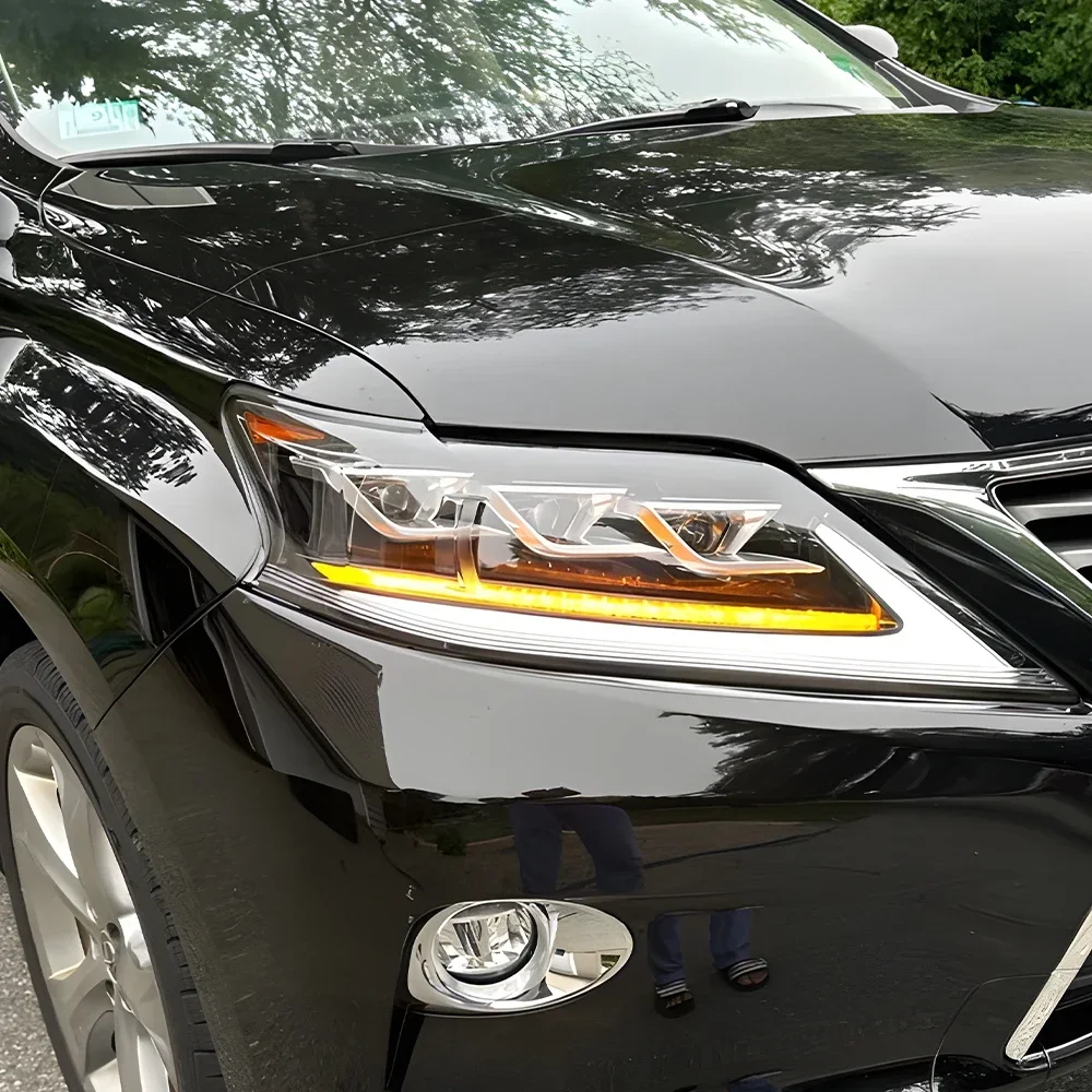 Автомобильные фары для Lexus RX270 RX300 RX330 RX350 2009-2015, светодиодные передние фары автомобиля в сборе, обновление, аксессуары с тремя линзами проектора
Автомобильные фары для Lexus RX270 RX300 RX330 RX350 2009-2015, светодиодные передние фары автомобиля в сборе, обновление, аксессуары с тремя линзами проектора