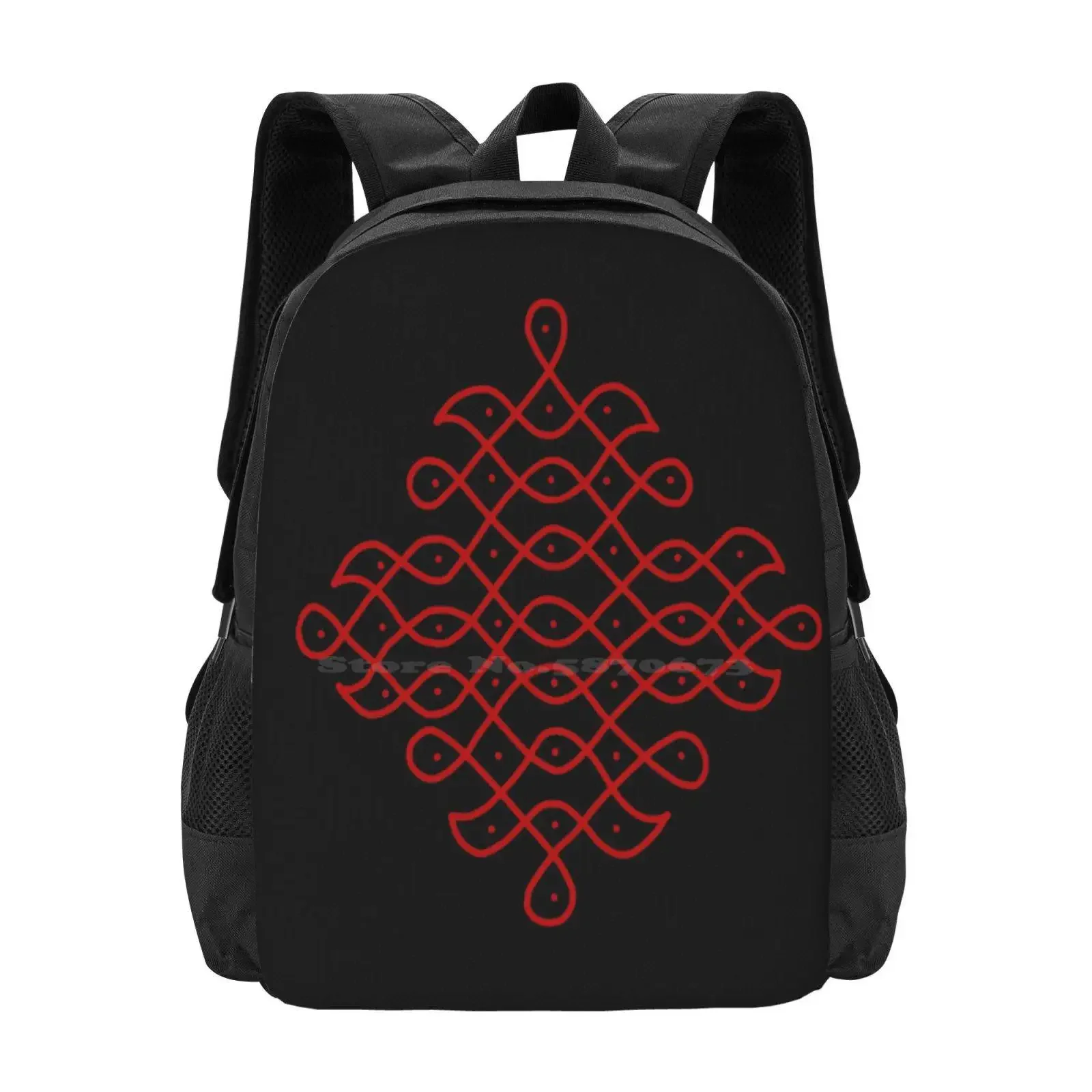 Dot Kolam, Red Transparent Kolam, Muggu, Rangoli Hot Sale Schoolbag Backpack Fashion Bags Dot Kolam Chukkala Muggu Housewarming
Dot Kolam, Red Transparent Kolam, Muggu, Rangoli Hot Sale Schoolbag Backpack Fashion Bags Dot Kolam Chukkala Muggu Housewarming