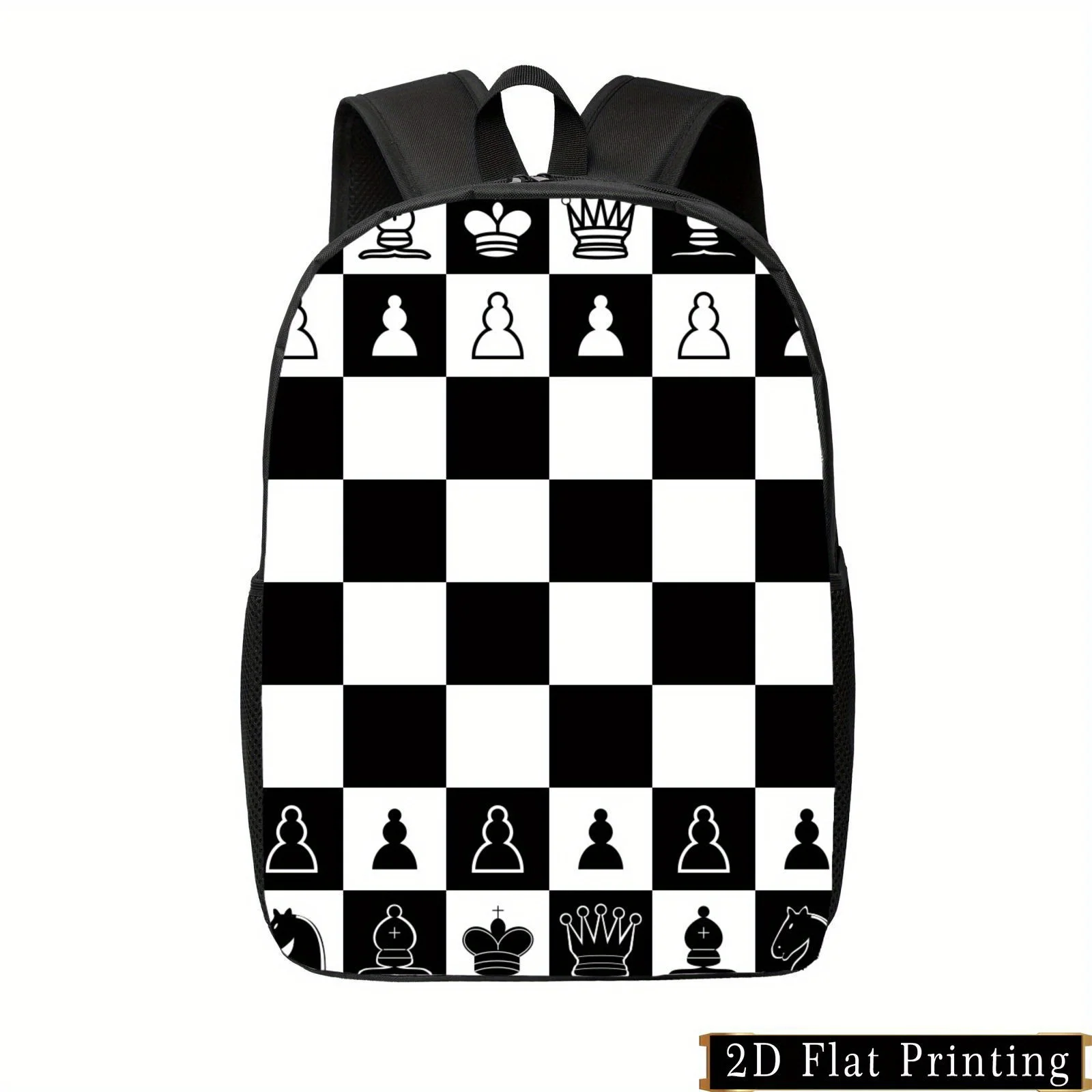 Fashionable chessboard pattern backpack, lightweight and large-capacity foldable daily backpack
Fashionable chessboard pattern backpack, lightweight and large-capacity foldable daily backpack