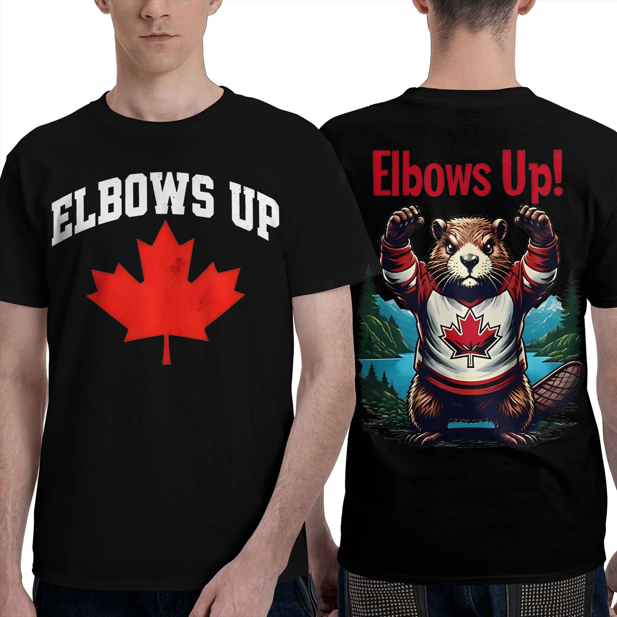 Casual Elbows Up Canada T-Shirt Men Women's Crew Neck Cotton T Shirt Short Sleeve Tee Shirt Graphic Clothing
Casual Elbows Up Canada T-Shirt Men Women's Crew Neck Cotton T Shirt Short Sleeve Tee Shirt Graphic Clothing
