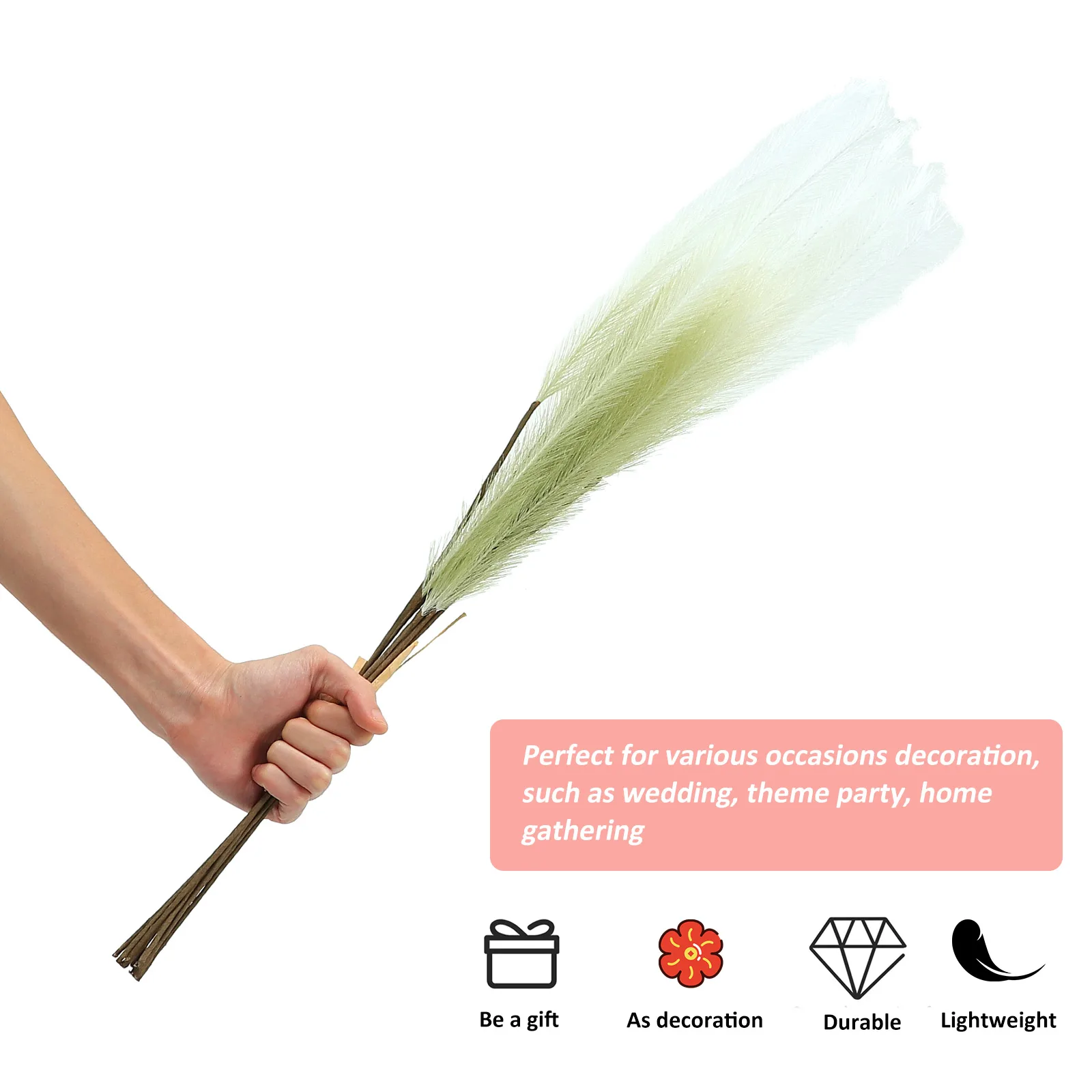 10 Pcs Simulated Reed Grass Bouquet Fake Floral Arrangement Flower Decoration Faux Flowers Decorative Artificial
10 Pcs Simulated Reed Grass Bouquet Fake Floral Arrangement Flower Decoration Faux Flowers Decorative Artificial
