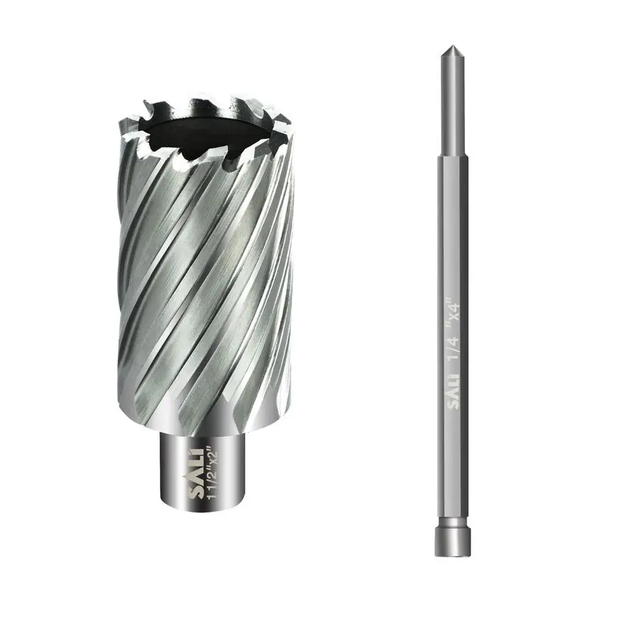 Annular Cutter Diameter 11 2 Inch with Weldon Shank 3 4 with 2 Flats Cutting Depth 2 Mag Drill Bit for Magnetic Drill Press HSS
Annular Cutter Diameter 11 2 Inch with Weldon Shank 3 4 with 2 Flats Cutting Depth 2 Mag Drill Bit for Magnetic Drill Press HSS