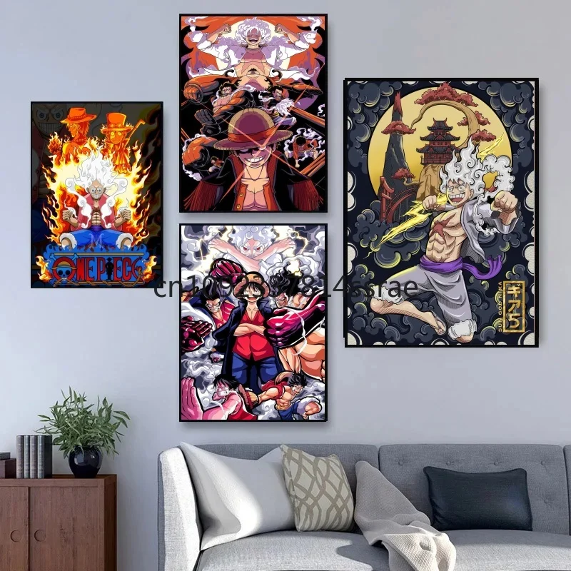 Classic Hot Blooded One Piece Self-adhesive Poster Luffy Gear 5 Wallpapr Cartoon Home Decoration Zoro Painting Anime Wall Art
Classic Hot Blooded One Piece Self-adhesive Poster Luffy Gear 5 Wallpapr Cartoon Home Decoration Zoro Painting Anime Wall Art