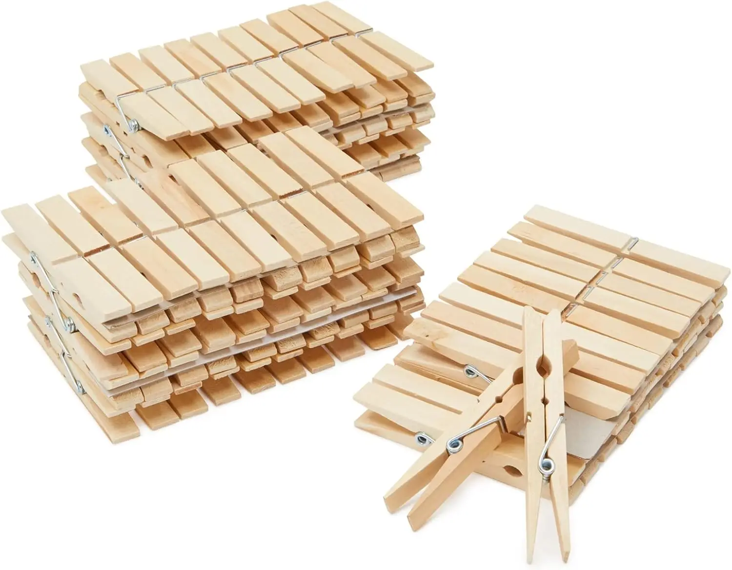 Wooden Clothespins & Hanging Clips - 100 Pack, 3.9x0.6x0.6in, Natural Wood - Heavy Duty Laundry Clips for Outdoor Clothesline
Wooden Clothespins & Hanging Clips - 100 Pack, 3.9x0.6x0.6in, Natural Wood - Heavy Duty Laundry Clips for Outdoor Clothesline