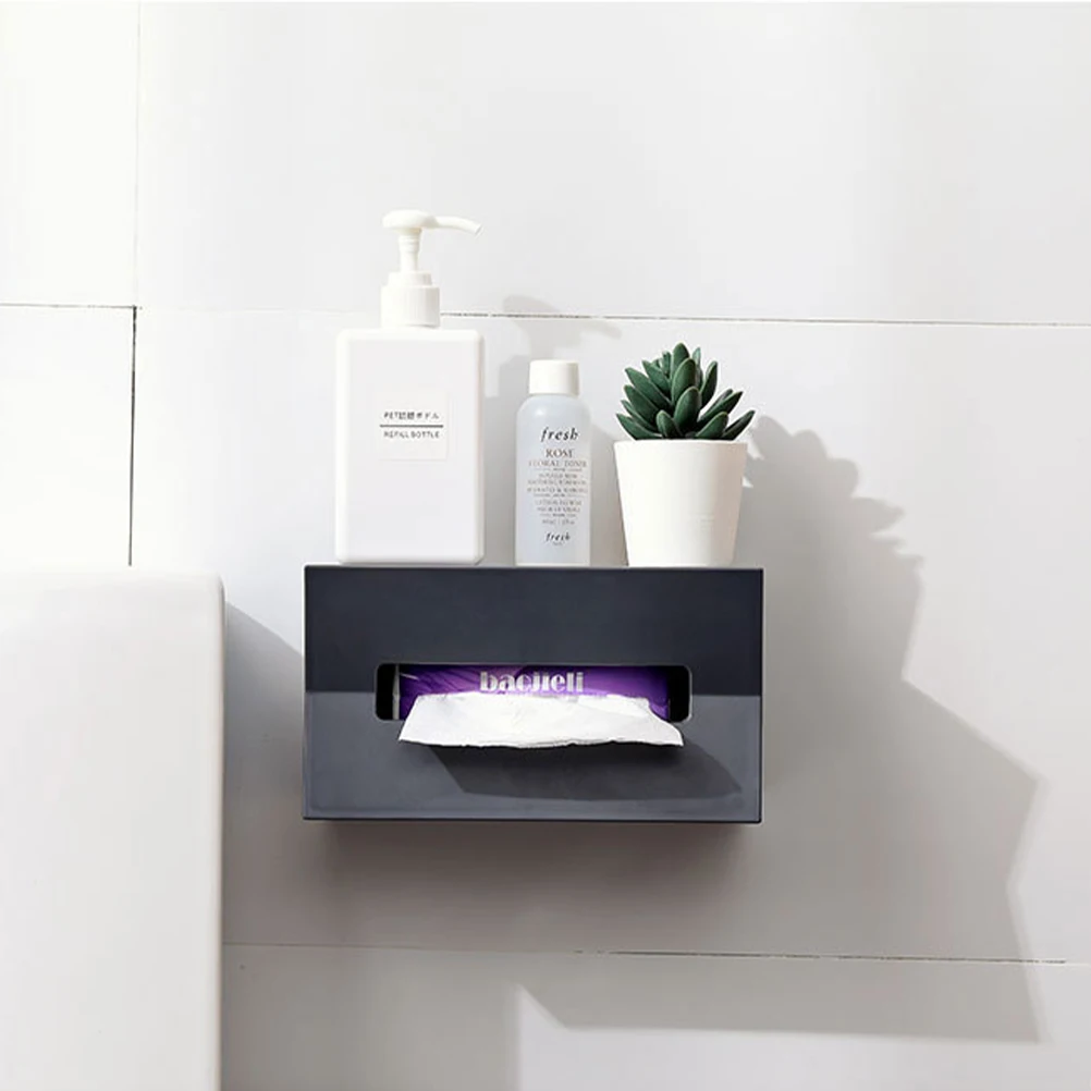 Wall Mounted Tissue Box Waterproof Plastic Bath Napkin Holder Easy Install Adhesive Back Tissue Storage Organizer Ideal Bathroom
Wall Mounted Tissue Box Waterproof Plastic Bath Napkin Holder Easy Install Adhesive Back Tissue Storage Organizer Ideal Bathroom