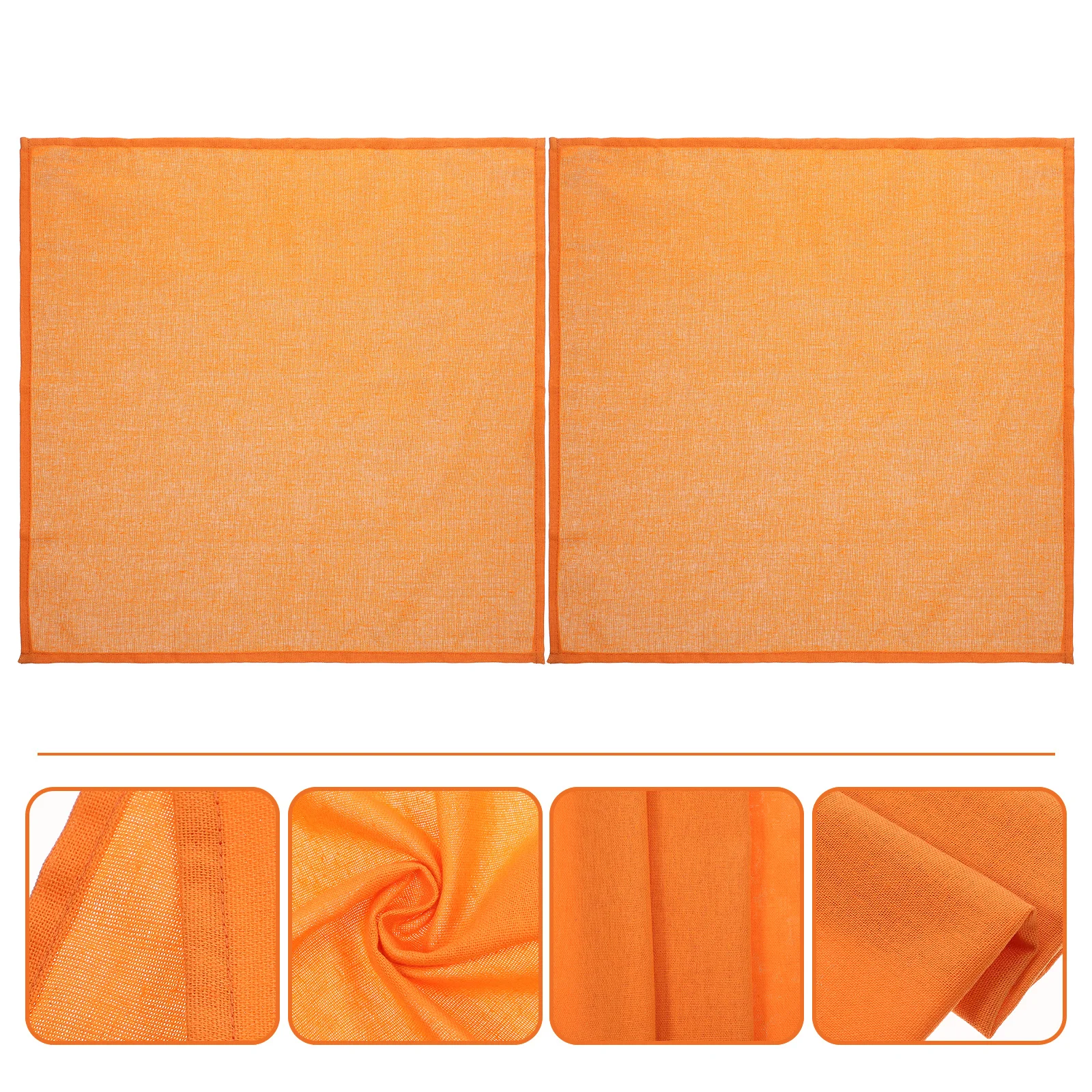 2Pcs Dinner Napkin Table Mat Washable Heat Resistant Non-Slip Dining Table Placemat Coaster Orange Dinner Napkins 
2Pcs Dinner Napkin Table Mat Washable Heat Resistant Non-Slip Dining Table Placemat Coaster Orange Dinner Napkins