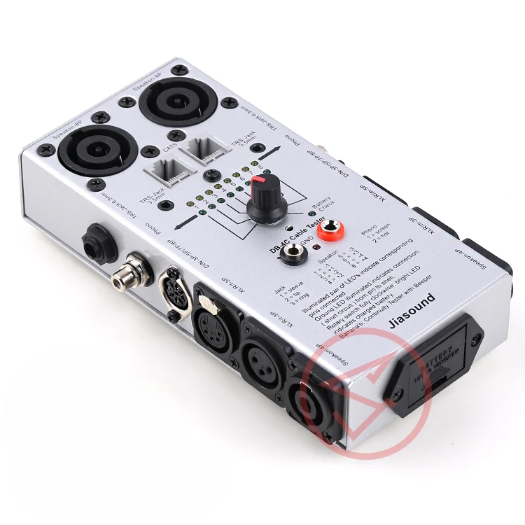 Alctron DB-4C компактный тестер аудиокабеля для проверки XLR микрофона, инструмента 1/4 дюйма, линейного уровня RCA и кабелей для динамиков
Alctron DB-4C компактный тестер аудиокабеля для проверки XLR микрофона, инструмента 1/4 дюйма, линейного уровня RCA и кабелей для динамиков