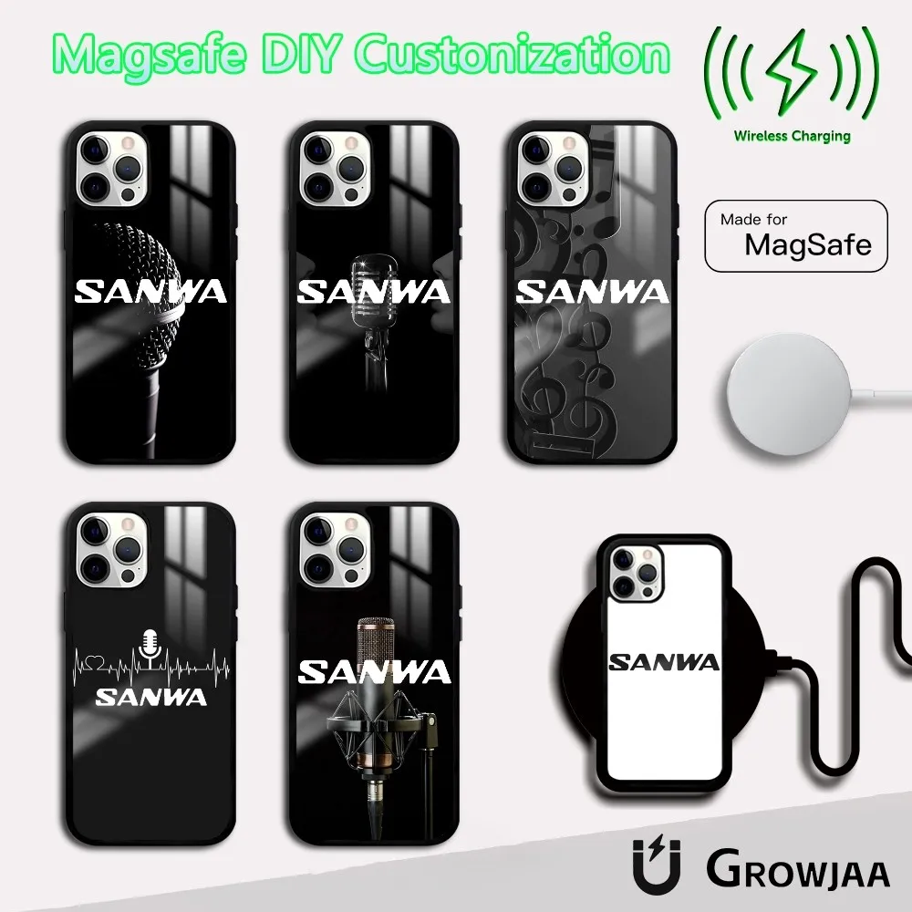 S-SANWA S-SUPPLY Music Phone Case For iPhone 16 15 14 13 12 11 Pro Max Plus Mini Magsafe Mirror Wireless Magnetic Funda
S-SANWA S-SUPPLY Music Phone Case For iPhone 16 15 14 13 12 11 Pro Max Plus Mini Magsafe Mirror Wireless Magnetic Funda